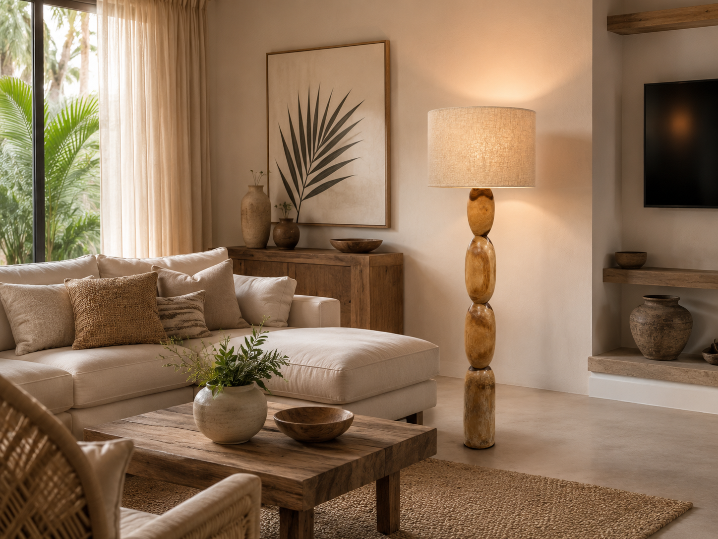 Lampadaire Forme Vague