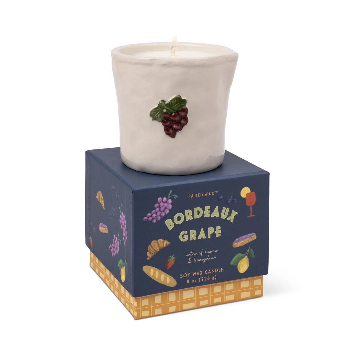 Bistro 8 oz Bougie Bordeaux Grape