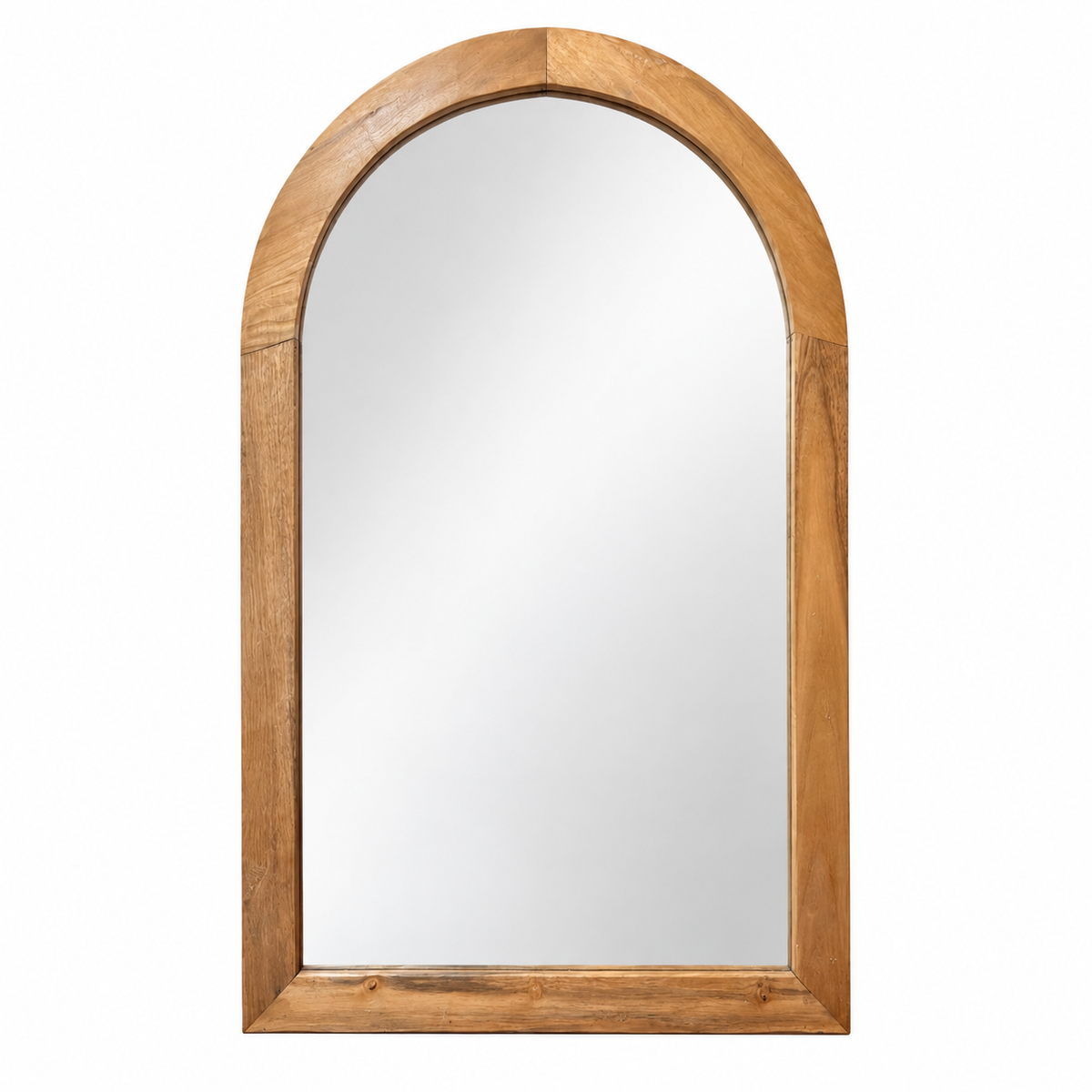 Miroir ROSE Arche en Teck Massif