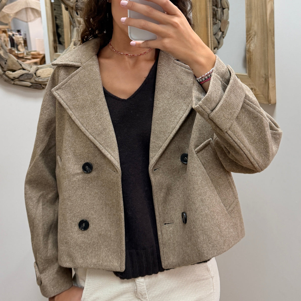 Veste Mocha Taupe