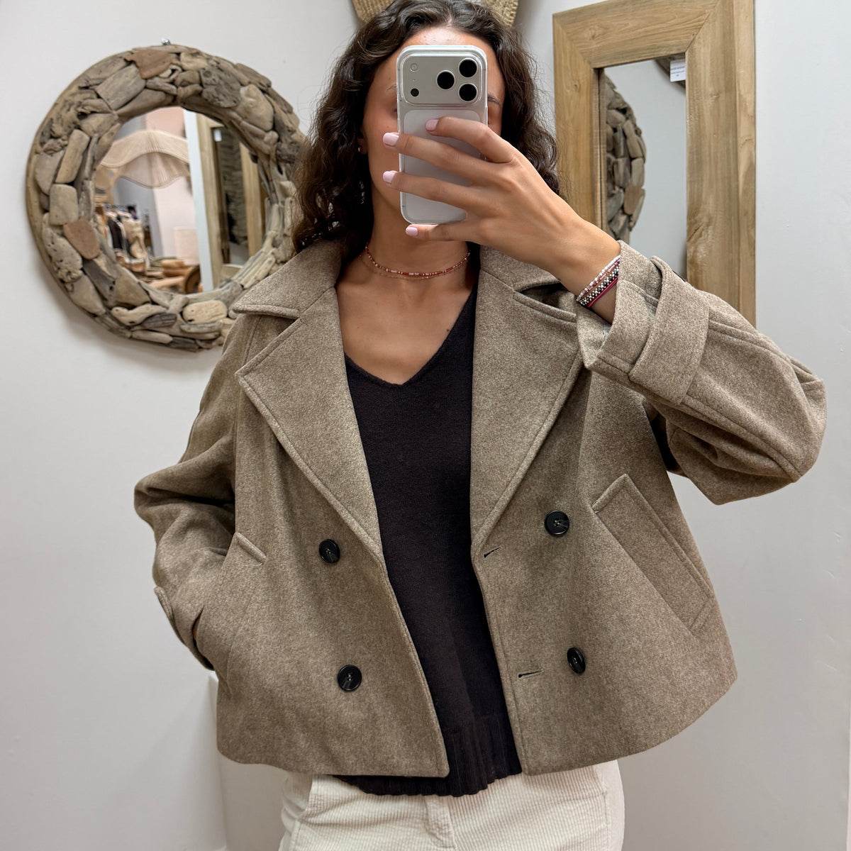 Veste Mocha Taupe