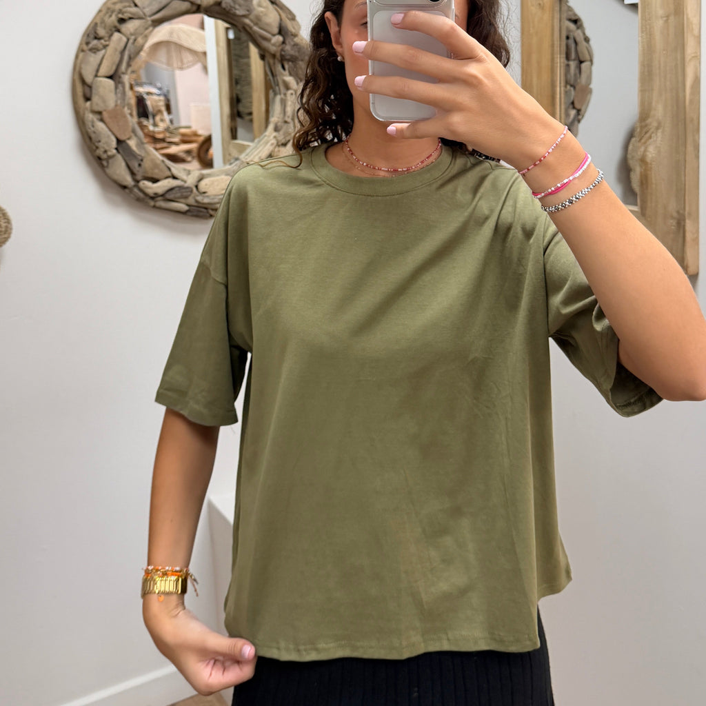 T-Shirt Kaki Coeur ZP1313