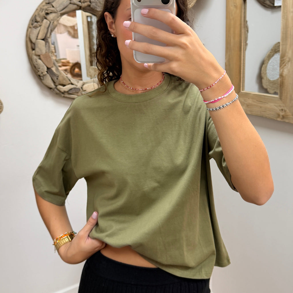 T-Shirt Kaki Coeur ZP1313
