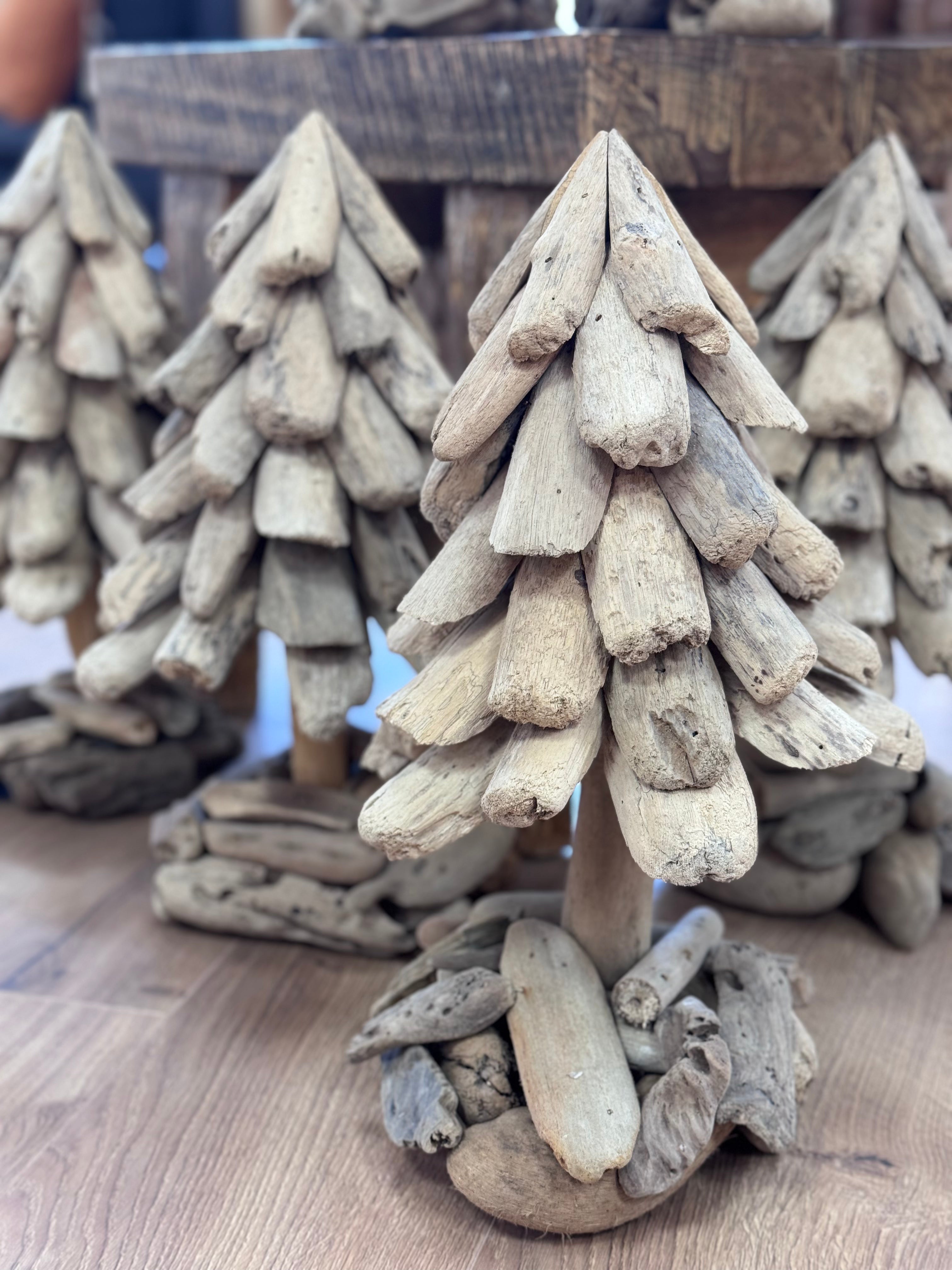 Sapin Emilie en bois flotté – 40 cm