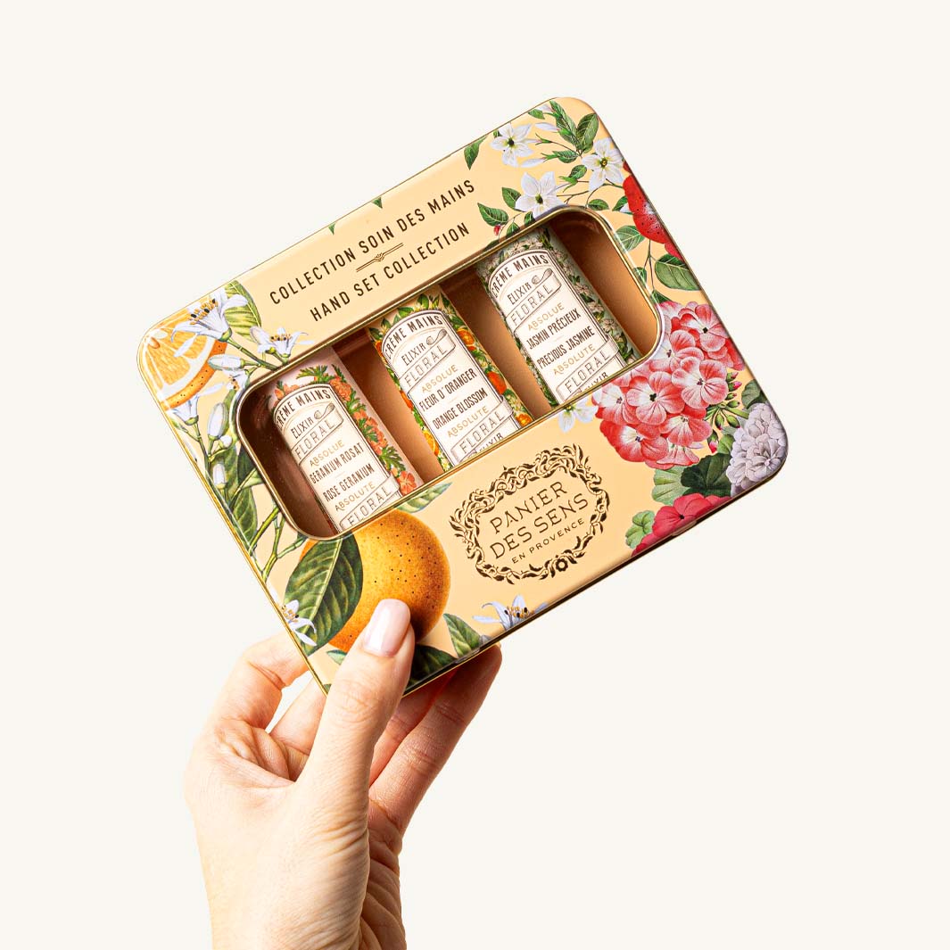 Coffret Crèmes Mains aux absolues de parfum
