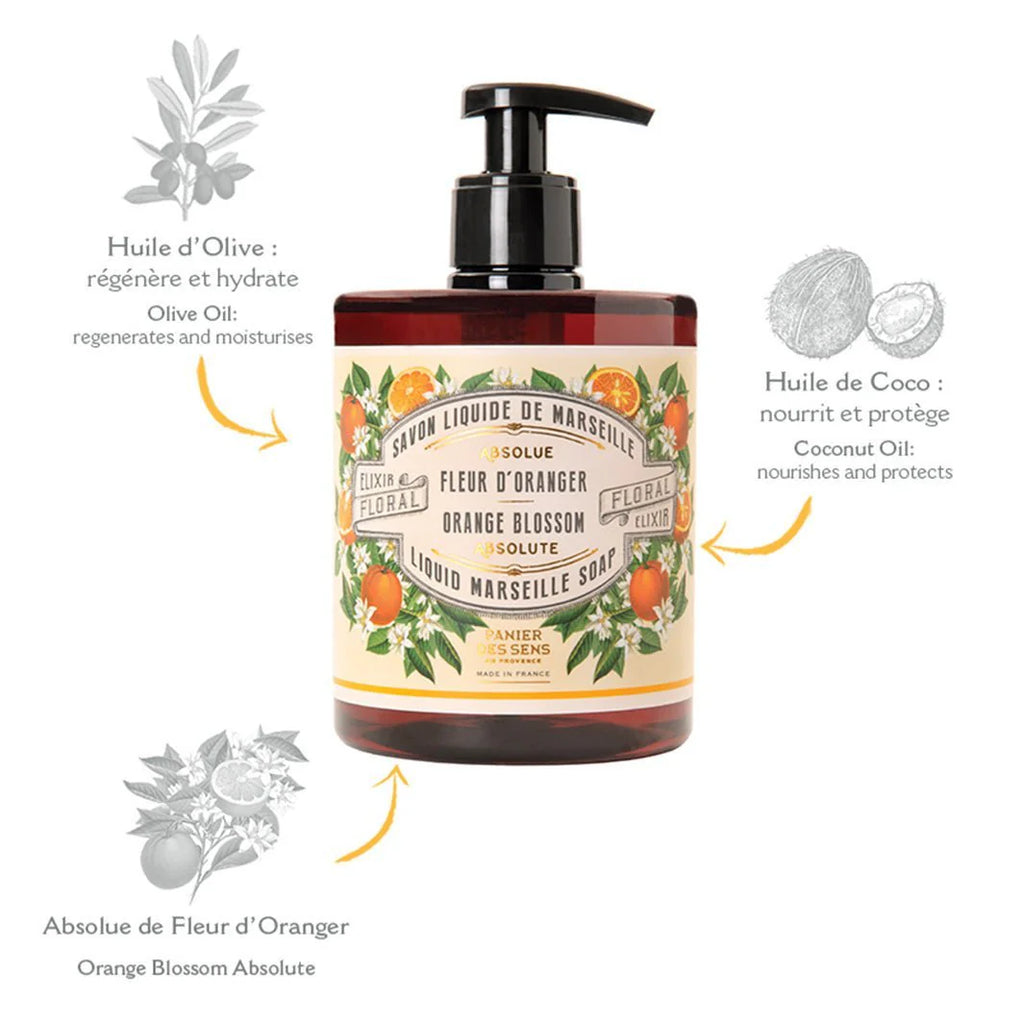 Savon liquide Fleur d’Oranger 500ml