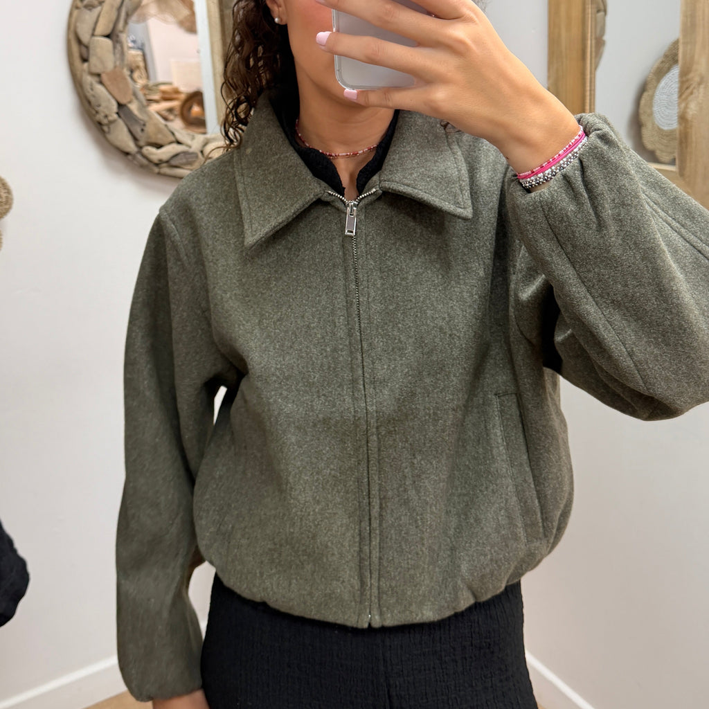 Veste Giulia Kaki